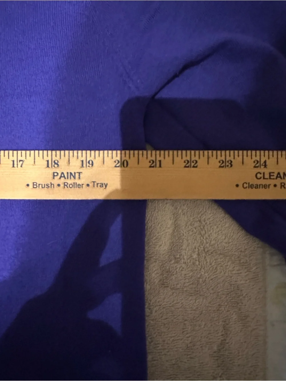 J. Crew Factory Large Men’s V-Neck Sweater in Royal Purple 100 percent Merino Wo